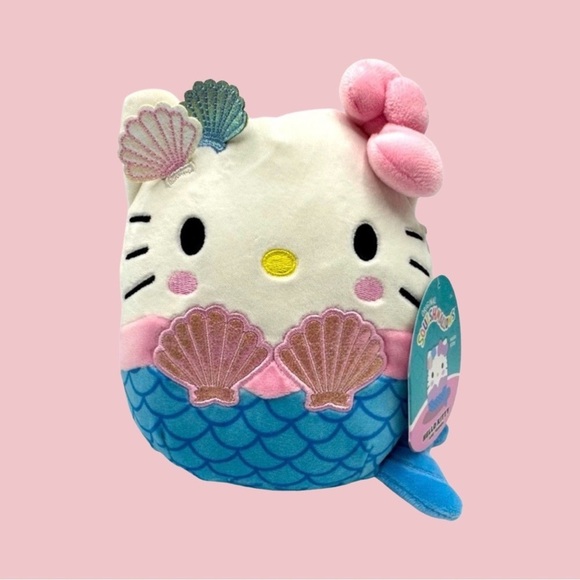 NWT Squishmallow Official Kellytoy Plush Hello‎ Kitty Mermaid - Picture 1 of 13